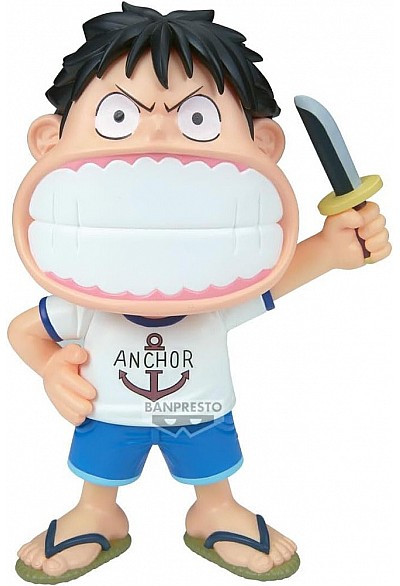 Figurune One Piece Big Sofvimates Par Banpresto - Monkey D. Luffy 15 CM