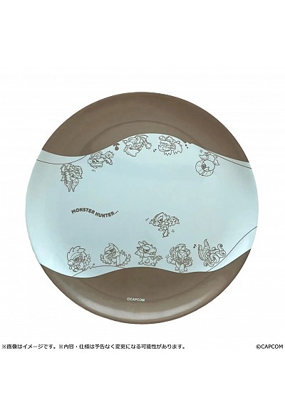 Assiette En Plastique Monster Hunter Mon Defo - Couleur Menthe 21 CM