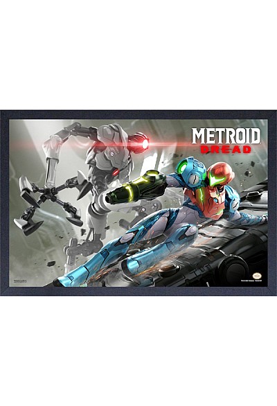 Affiche Encadrée Metroid Dread Par Pyramid - Samus 43 x 27 CM