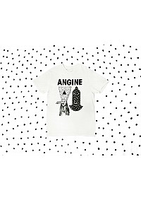 T-Shirt Angine De Poitrine - Blanc