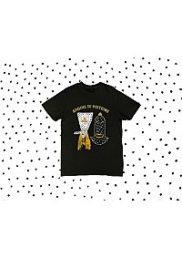 T-Shirt Angine De Poitrine - Noir