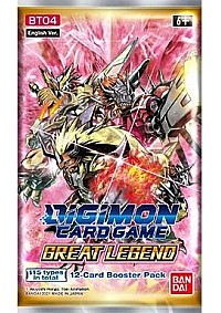 Booster Pack De 12 Cartes (Au Hasard) Digimon TCG Anglais - Great Legend