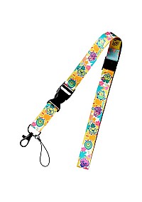 Lanière De Cou (Lanyard) Tamagotchi Paradise Par Bandai - Jaune Intense