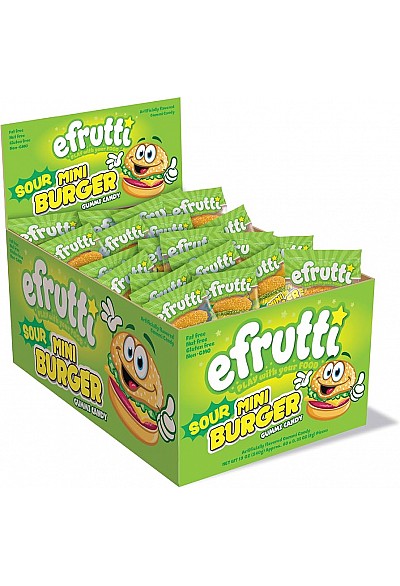 Bonbon Gummy Sûr Par eFrutti - Burger