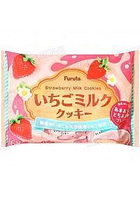 Biscuits Aux Fraises et Lait Par Furuta 168 Grammes