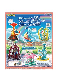 Gashapon Pokemon Par Re-Ment - Collection Shower Splash! (Un Item Au Hasard)