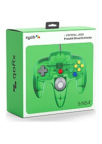Manette Pour Nintendo 64 / N64 PROTO64 Par XYAB - Jade Crystal