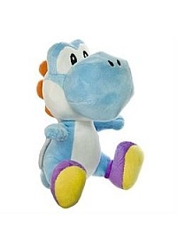 Toutou Super Mario Par Sanei - Yoshi Bleu Pale 20 CM