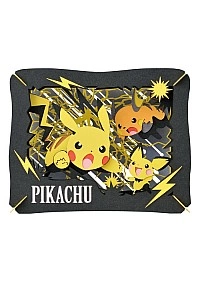 Kit Bricolage Paper Theater Pokemon - Évolutions Pikachu