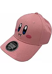 Casquette Ajustable Kirby Par Bioworld - Le Visage de Kirby Gonflé
