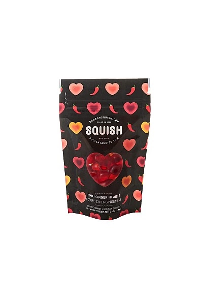 Jujubes Squish - Coeurs Chili-Gingembre