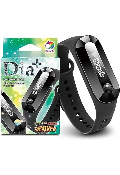 Bracelet Pocket Auto Catch Reviver Dia Plus Pour Pokemon Go Par Brook - Noir