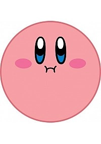 Jeté En Molleton Ronde Kirby Par Bioworld - Le Visage De Kirby