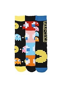 Chaussettes Pac-Man Par Bioworld - Ensemble De 3 Paires
