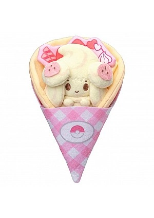 Toutou Pokemon Center Original PokePeace Par Taraka Tomy - Crepe Alcreamie 16CM