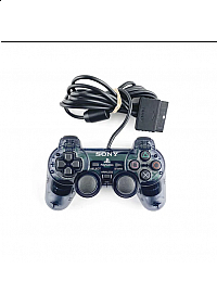 Manette Dualshock 2 Pour PS2 / Playstation 2 Officielle Sony - Transparente Noir