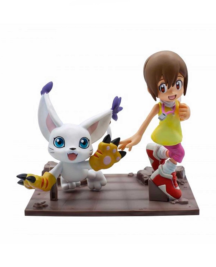 Figurine Digimon Adventures Par Banpresto - Hikari & Tailmon 15 CM