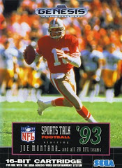 Sports Talk Football '93 starring Joe Montana/Genesis
