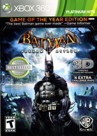 Batman Arkham Asylum Game Of The Year Edition/Xbox 360