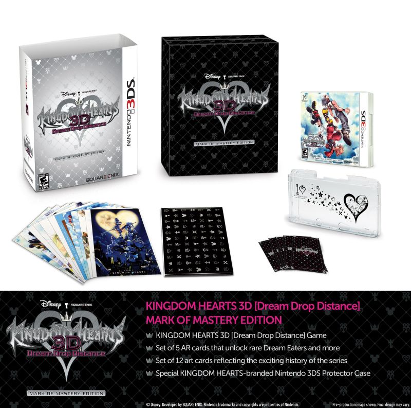 Kingdom Hearts 3D Dream Drop Distance Mark Of The Mastery Edition/3DS