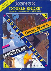 Ghost Manor And Spike's Peak / Double Ender Atari 2600 Ghost Manor And Spike's Peak / Double Ender Atari 2600