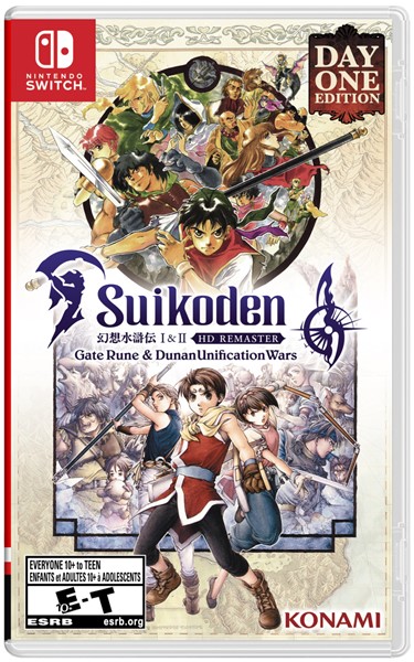 Suikoden I & II HD Remaster Gate Rune and Dunan Unification Wars Day One Edition/Switch