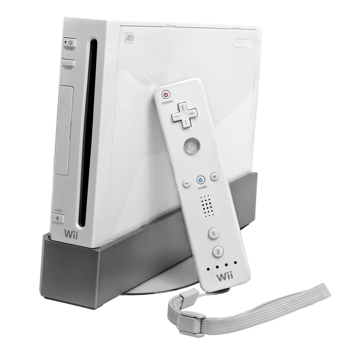 Console Wii Retrocompatible GameCube Modèle RVL-001 - Blanche