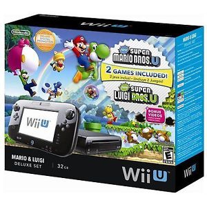 Console Wii U Mario And Luigi Deluxe Set 32 GB - Noire