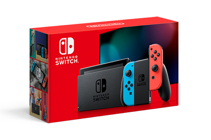 Console Nintendo Switch Modèle 2019 HAC-001(-01) - Joy-Con Rouge Et Bleu Neon