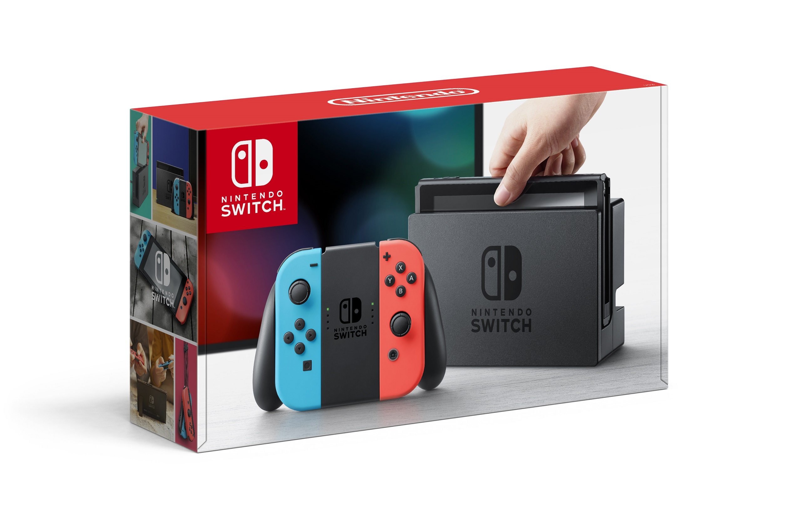 Console Nintendo Switch - Joy-Con Rouge & Bleu (Neon Joy-Con) Modèle 2017 HAC-001