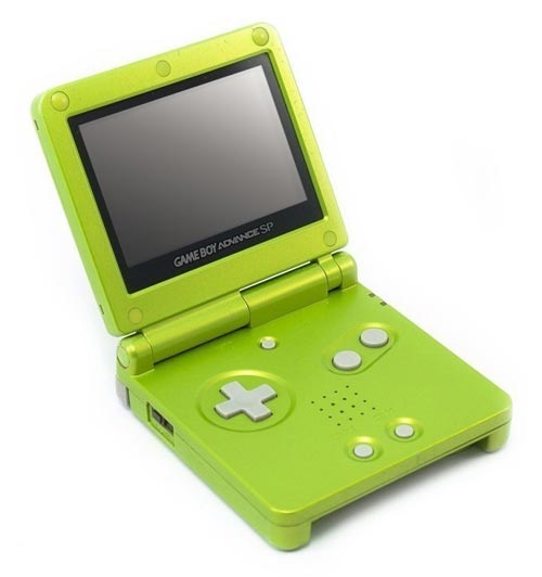 Console Game Boy Advance SP / GBA SP AGS-001 - Vert Lime