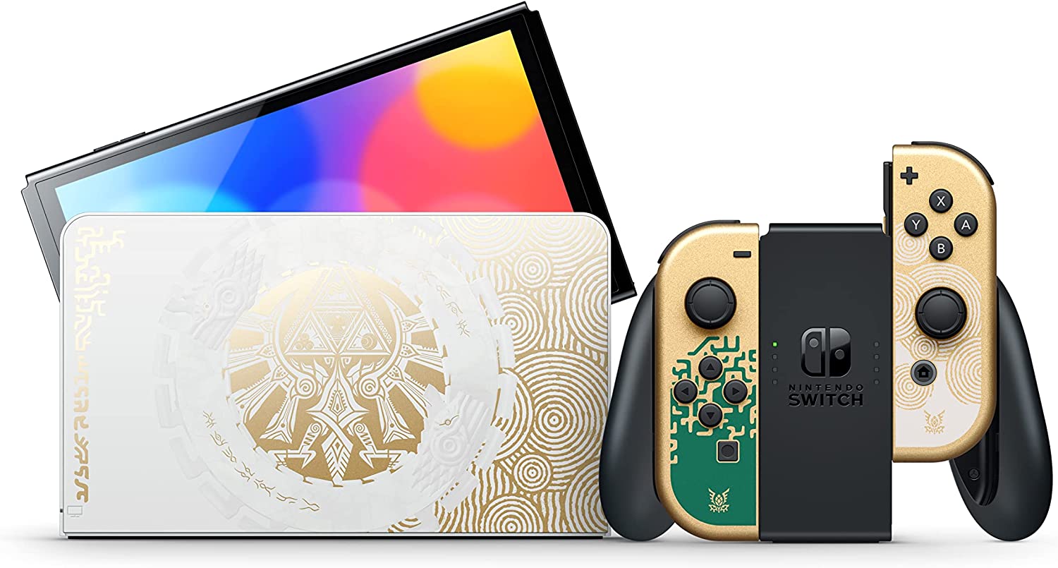Console Nintendo Switch Oled - The Legend Of Zelda Tears Of The Kingdom Edition