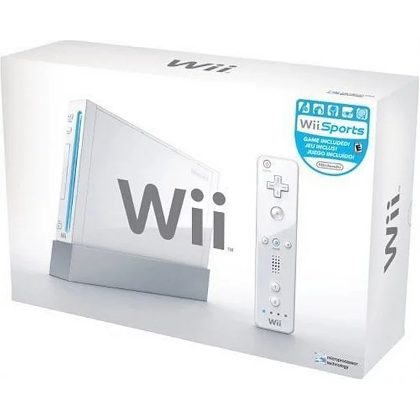 Console Wii Retrocompatible GameCube Modèle RVL-001 Wii Sports Bundle - Blanche