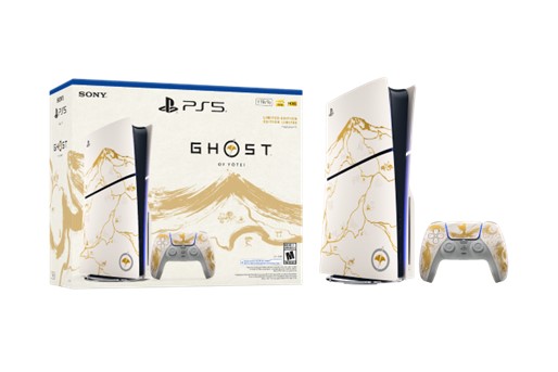 Console PS5 / Playstation 5 Slim 1 TB Ghost of Yotei Gold Bundle (Code Téléchargeable)