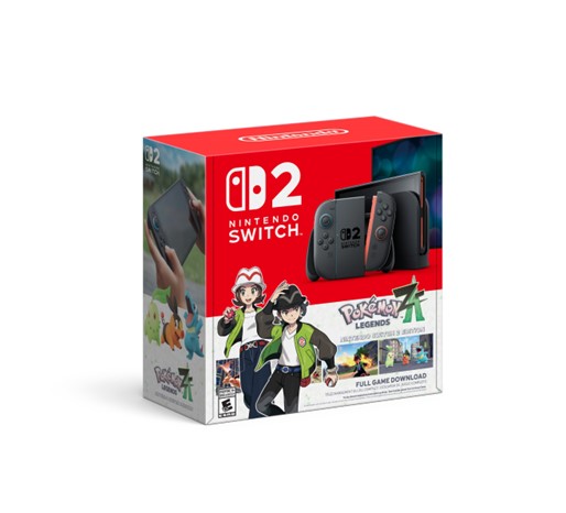 Console Nintendo Switch 2 Grise Pokemon Legends Z-A Bundle (Code Téléchargeable)
