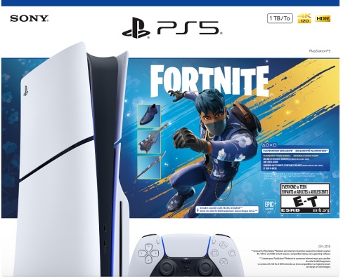 Console PS5 / Playstation 5 Slim 1 TB Fortnite Flowering Chaos Bundle
