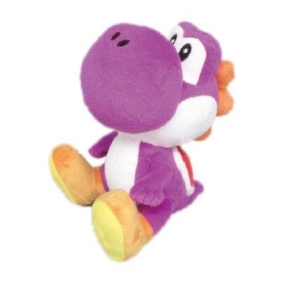 Toutou Super Mario Par Sanei - Yoshi Mauve 20 CM