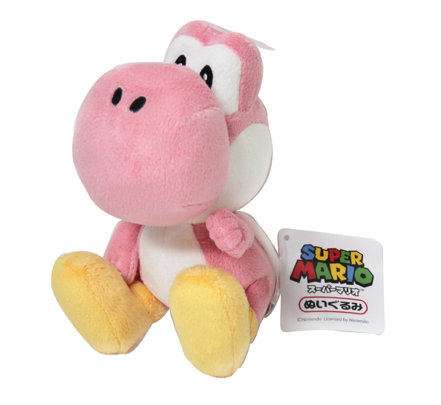 Toutou Super Mario par Sanei - Yoshi Rose 20 CM
