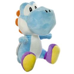 Toutou Super Mario Par Sanei - Yoshi Bleu Pale 20 CM