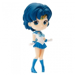 Figurine Q Posket Petit Vol.1 Sailor Moon Par Banpresto - Sailor Mercury 7 CM
