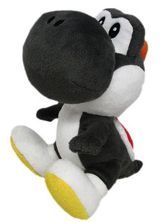 Toutou Super Mario Par Sanei - Yoshi Gris Foncé 20 CM