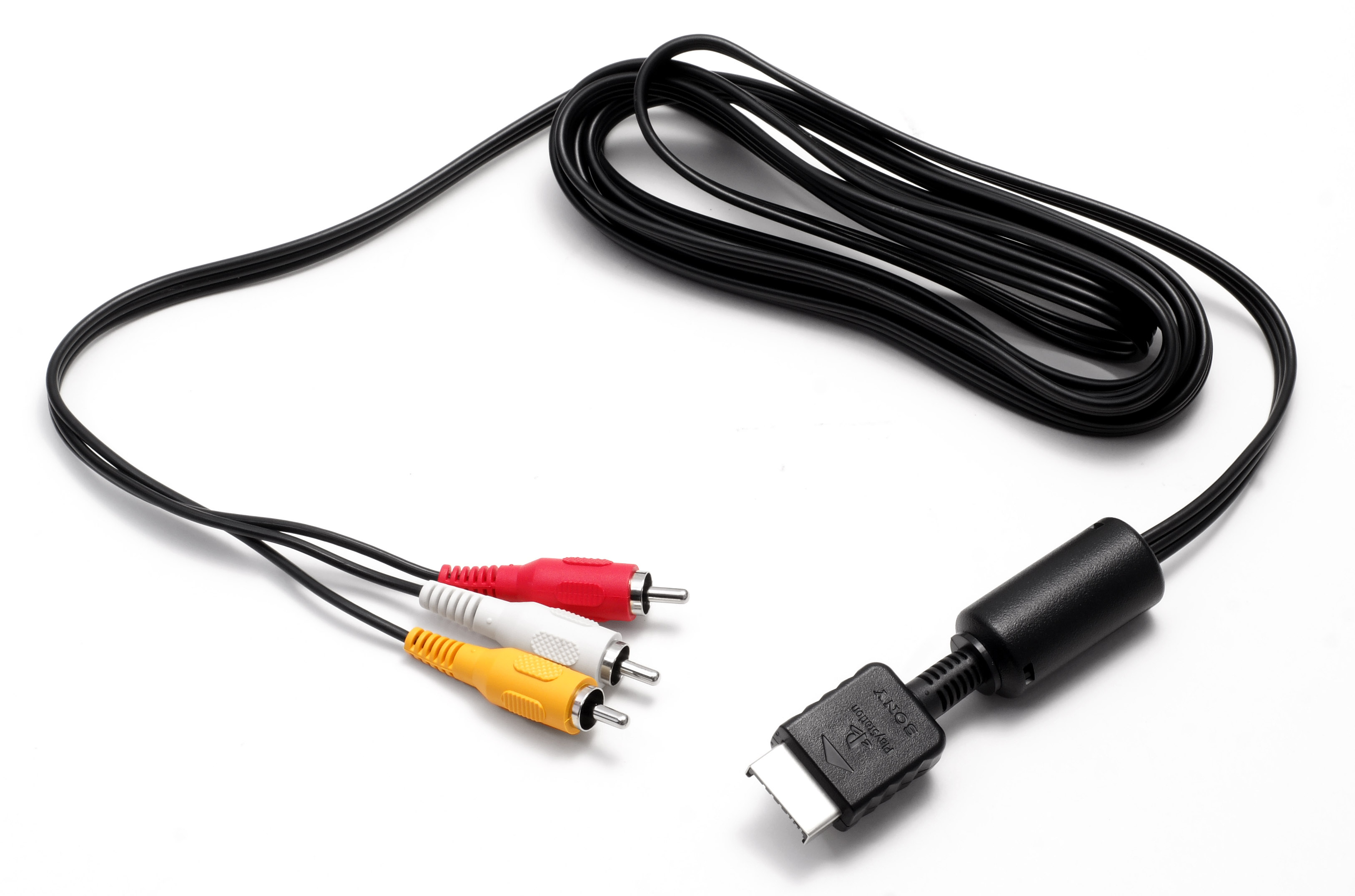 Cable AV Pour Playstation / PS1 / PS2 / PS3 Officiel Sony