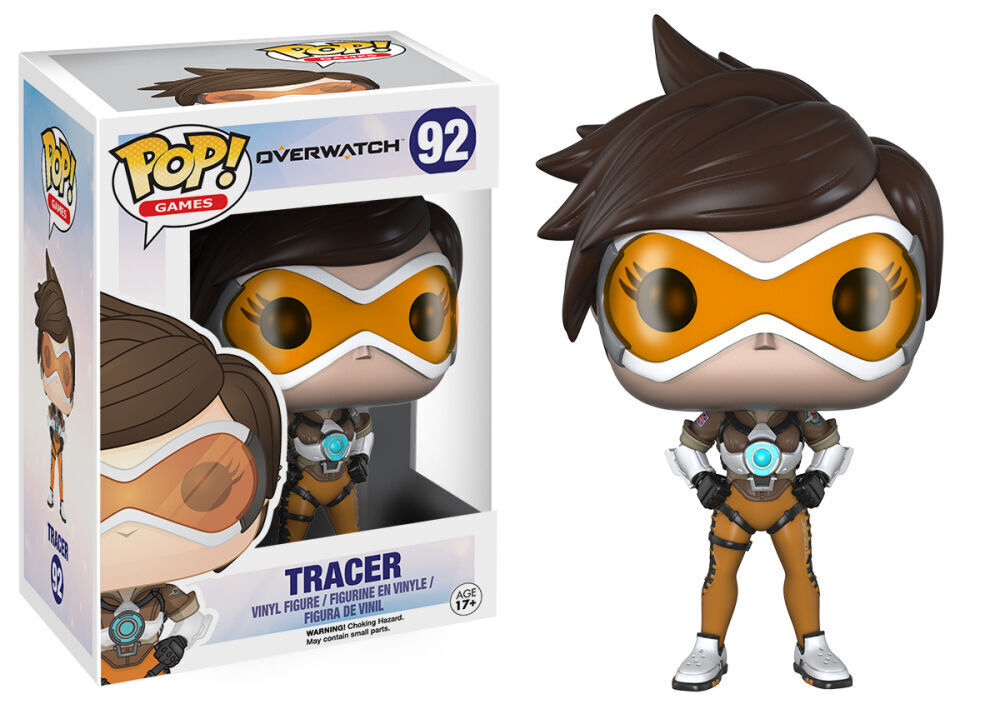Figurine Funko POP! Games # 92 Overwatch - Tracer 10 CM