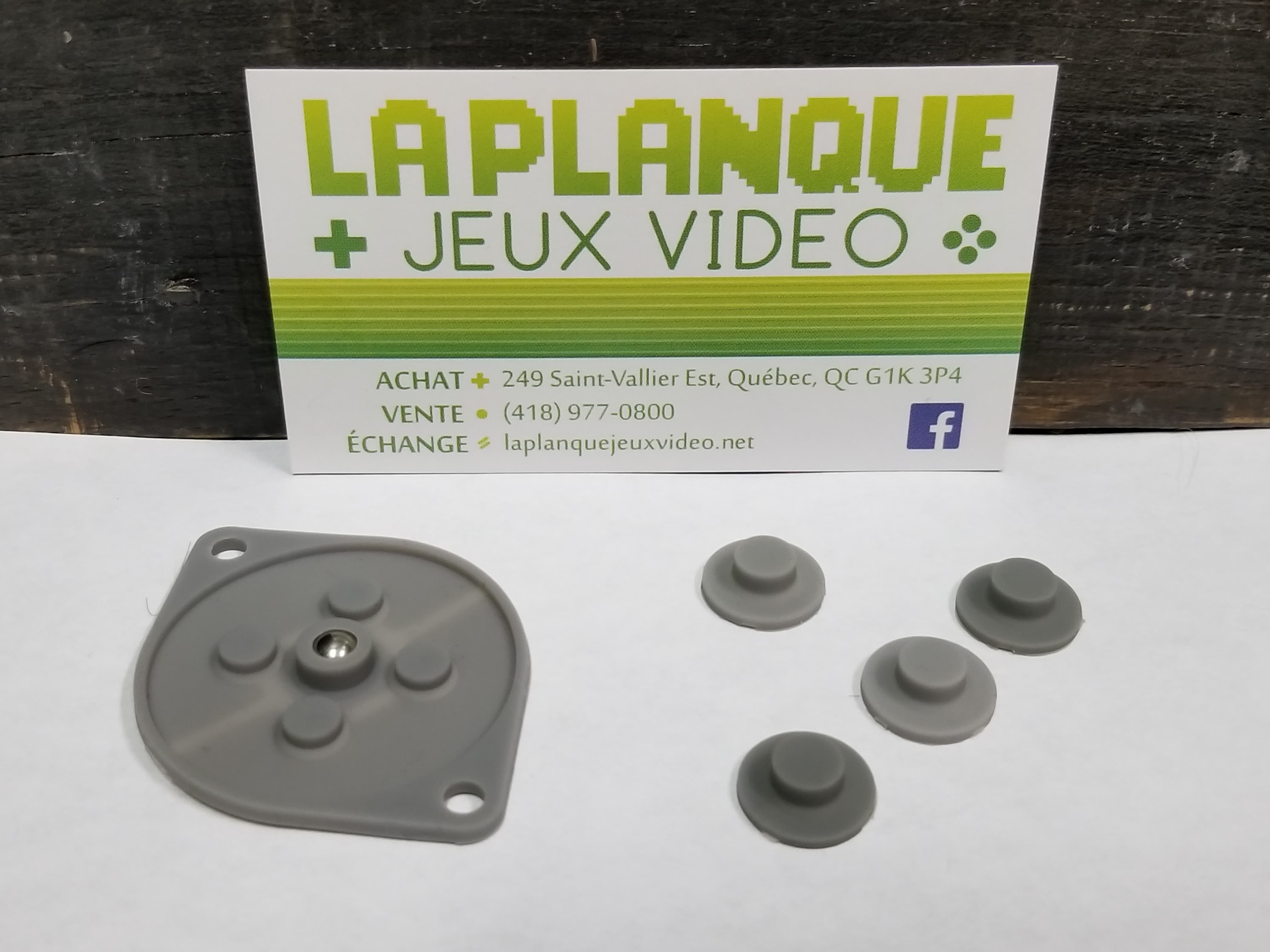 Kit Boutons En Caoutchouc Pour Manette Complète Sega Genesis 3 Boutons