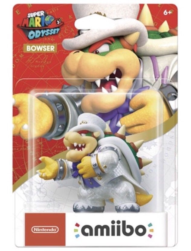 Figurine Amiibo Mario Odyssey - Bowser Wedding Outfit