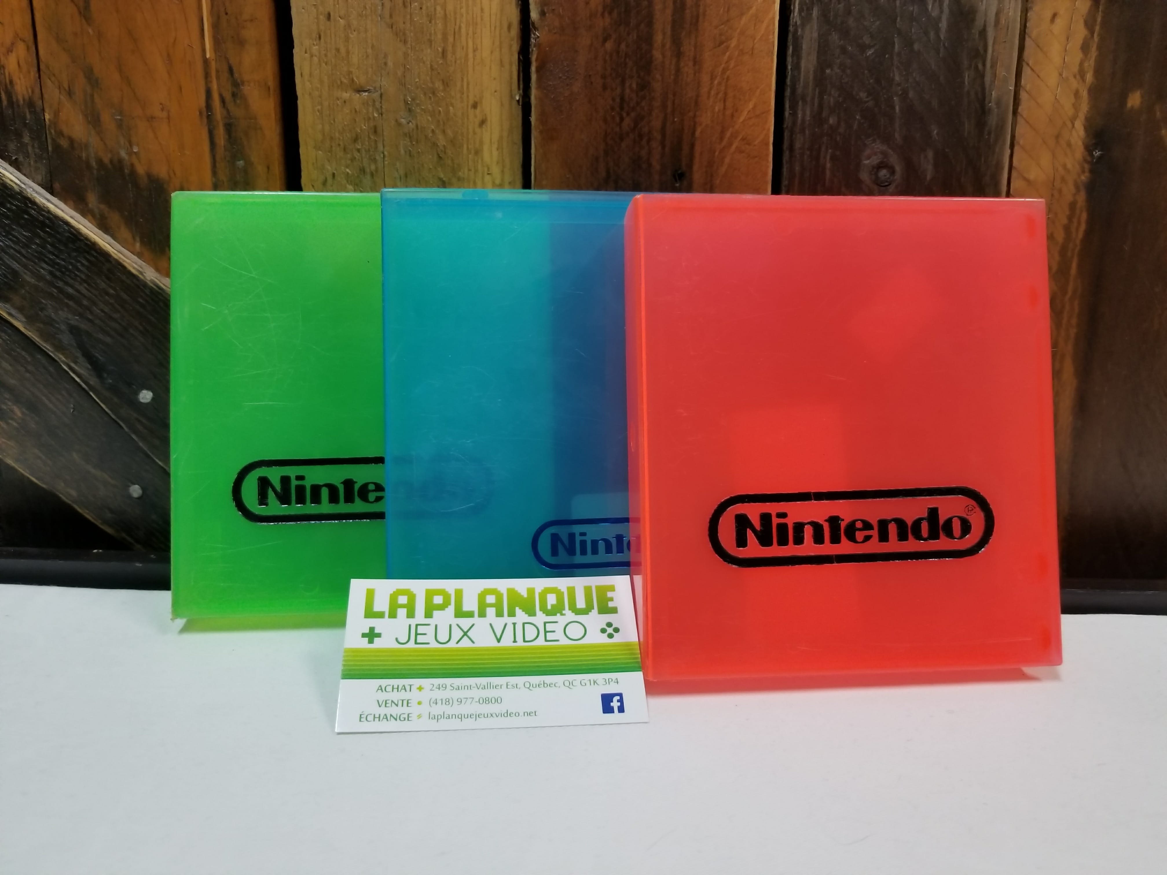Boite De Plastique Rigide Pour Cartouches NES Officielle Nintendo - Bleue