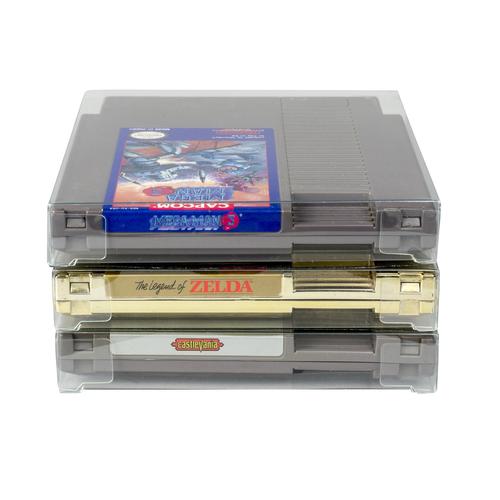 Boite Protectrice De Plastique Souple Transparente Pour Cartouche De NES Par EvoRetro