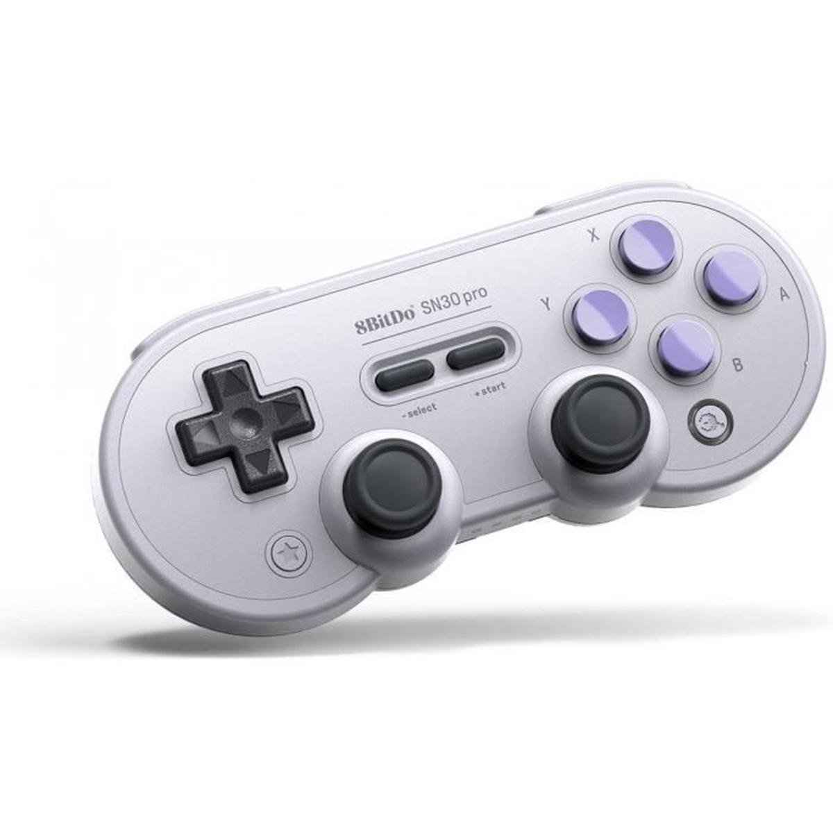 Manette 8Bitdo SN30 Pro Gamepad Grise Pour Switch / Android IOS / Windows / Steam / MAC OS