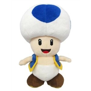 Toutou Super Mario par Sanei - Toad Bleu 20 CM