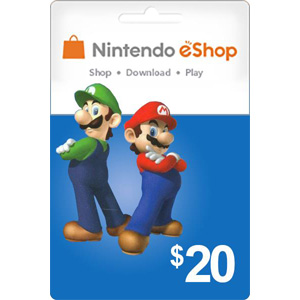 Carte Cadeau eSHOP 20$ (Nintendo)